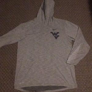 WVU hooded long sleeve